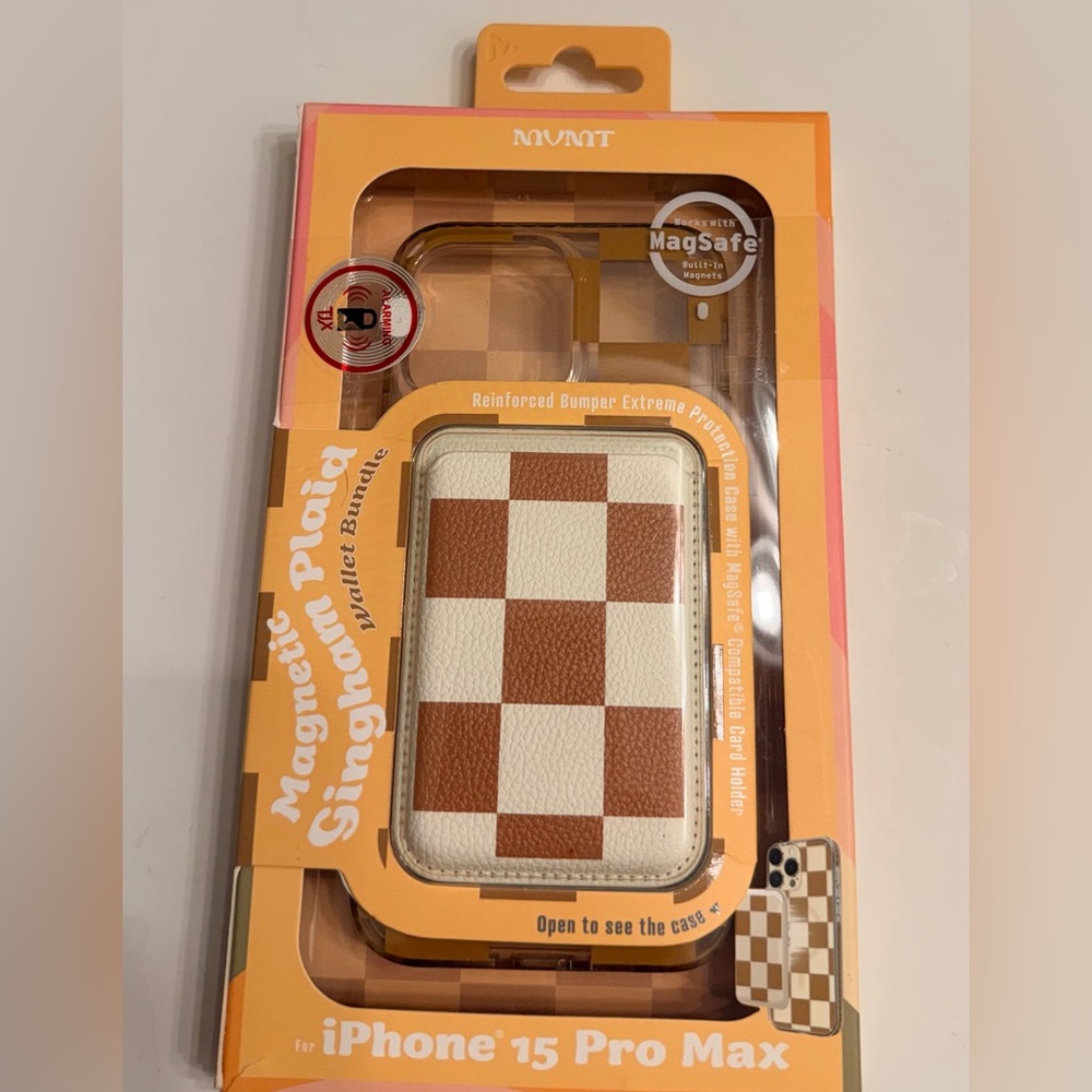 MVMT iPhone 15 pro max Gingham